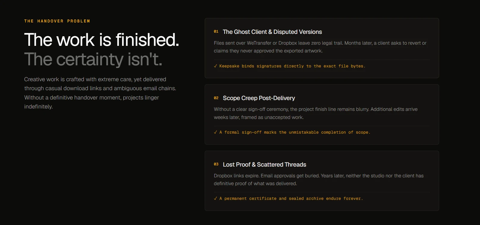 Keepsake screenshot 3