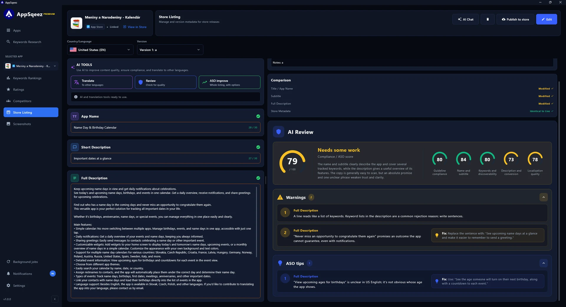 AppSqeez screenshot 4
