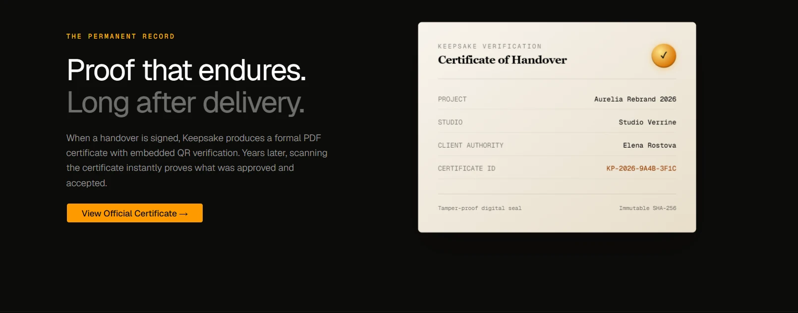 Keepsake screenshot 5